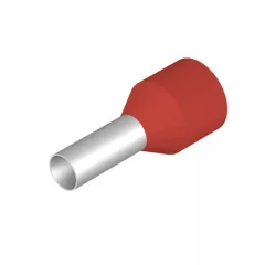  Weidmüller 9006830000 H10,0/24,0X Érvéghüvely, szigetelt, 17 mm, 12 mm, Piros