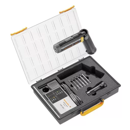 Weidmüller 9017420000 DMS 3 SET 2 ZERT Elektromos és akku meghajtásos nyomaték csavarhúzók, 1/4" DIN 3126 E6,3 forma, 3