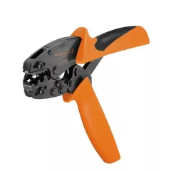   Weidmüller 9017430000 HTI 15 ZERT Krimpelő szerszám, Megmunkáló szerszámok szigetelt kábelsarukhoz, 0.5mm2;, 2.5mm2;, Kettős krimpelés