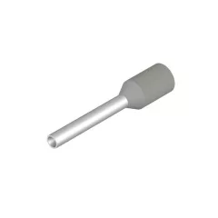  Weidmüller 9019050000 H0,75/16D GR Érvéghüvely, szigetelt, 12 mm, 10 mm, Szürke