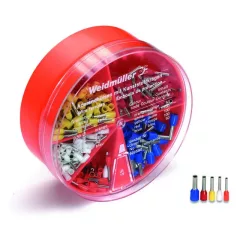  Weidmüller 9023090000 H-BOX 0.5-2.5QMM T Érvéghüvely készlet, Doboz, Sínkód: Miscellaneous