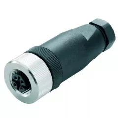   Weidmüller 9457240000 SAIB-4/7 Szabadon konfekcionálhat hüvely, M12, Hüvely (mama) , egyenes