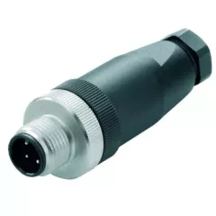  Weidmüller 9457550000 SAIS-4/7 Szabadon konfekcionálható csatlakozó, M12, tű, egyenes
