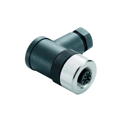 Weidmüller 9457700000 SAIBW-4/7 Szabadon konfekcionálhat hüvely, M12, Hüvely (mama) , hajlított