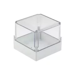   Weidmüller 9535440000 MPC 17/17/15 trsp MPC (polycarbonate empty enclosure), Üres ház, Magasság: 175 mm, Szélesség: 175 mm, Mélység: 150 mm, Anyag: Polikarbonát, Világosszürke, Áttetsző