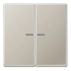   JUNG ES102KO5 KNX vezérlőbillentyű F10 Serie LS | 2-es | nemesacél