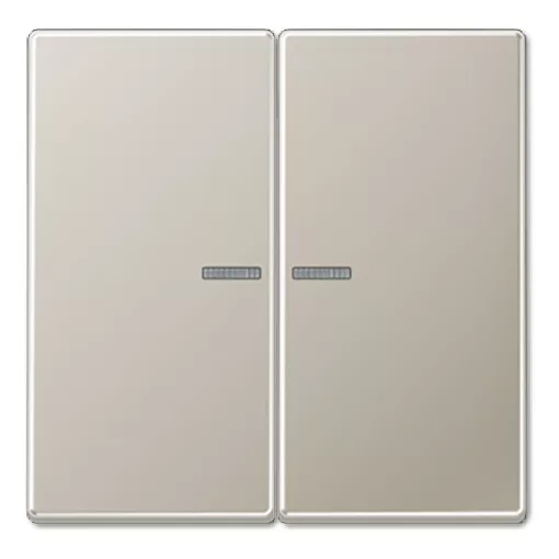 JUNG ES102KO5 KNX vezérlőbillentyű F10 Serie LS | 2-es | nemesacél