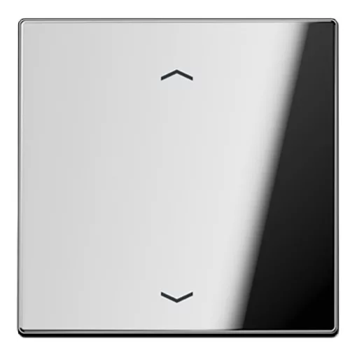 JUNG GCR101P KNX billenőkapcsoló nyílszimbólummal F10 Serie LS | 1-pólusú | fényes króm