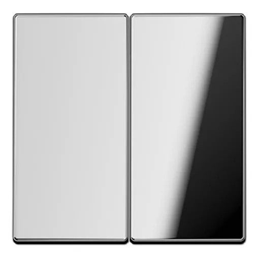 JUNG GCR102 KNX billenőkapcsoló F10 Serie LS | 2-fach | glanzchrom