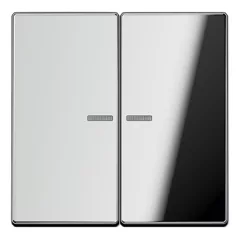   JUNG GCR102KO5 KNX vezérlőbillentyű F10 Serie LS | 2-es | fényes króm