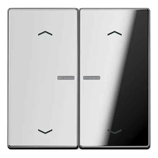 JUNG GCR102KO5P KNX vezérlőbillenő nyíl szimbólummal LS sorozat | 2-es | fényes króm