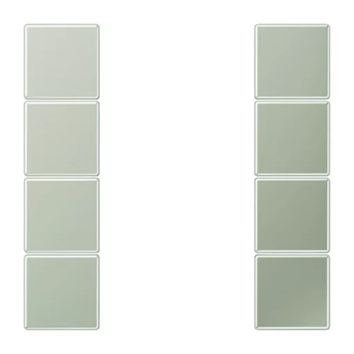 JUNG GCR2504TSA Tastensatz F50 Serie LS | 4-fach | glanzchrom
