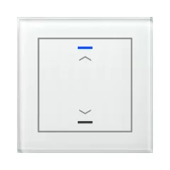   MDT GTL-10AW.02S KNX Üveg érintőpanel II Light | 1-csatornás, nyilak, Secure | fehér üveg