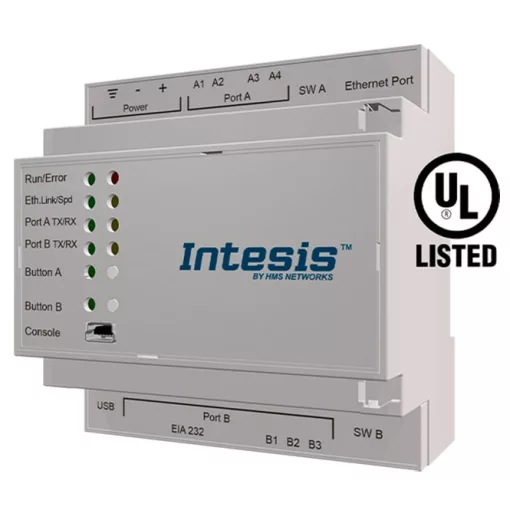 INTESIS INKNXLGE016O000 KNX klíma-gateway | LG, 16 eszköz