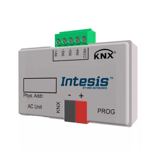INTESIS INKNXMIT001I100 KNX klíma-átjáró | Mitsubishi, 4 bináris bemenet