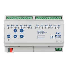 MDT JAL-0810D.02 KNX redőnyaktor 24 V DC | 8-csatornás