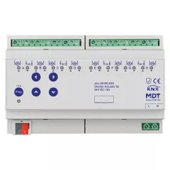   MDT JAL-0810D.03S KNX redőnyaktor 24 V DC | 8-csatornás, Secure