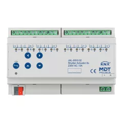 MDT JAL-0810.02 KNX redőnyaktor 230 V | 8-csatornás
