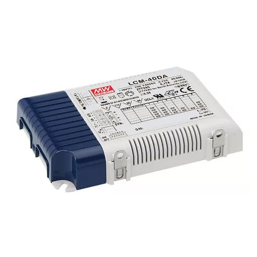 MEANWELL LCM-40DA LCM DALI konstans áramú LED kapcsolóüzemű tápegység | 40 W