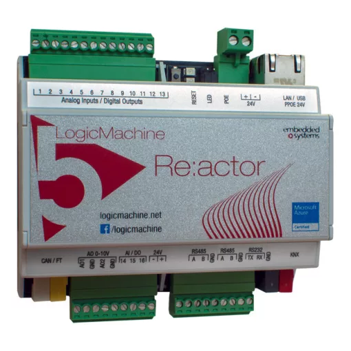 EMBEDDED SYSTEMS LM5Cp2-RIO3E LogicMachine5 Reactor | CAN, IO, EnOcean