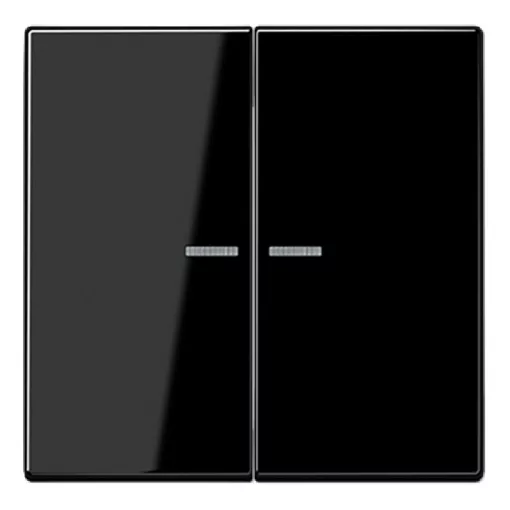 JUNG LS102KO5SW KNX vezérlő billenőkapcsoló F10 LS sorozat | 2-fach | fekete