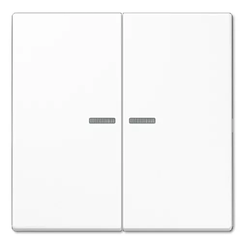 JUNG LS102KO5WW KNX ellenőrző billenőkapcsoló F10 Serie LS | 2-es | alpinfehér