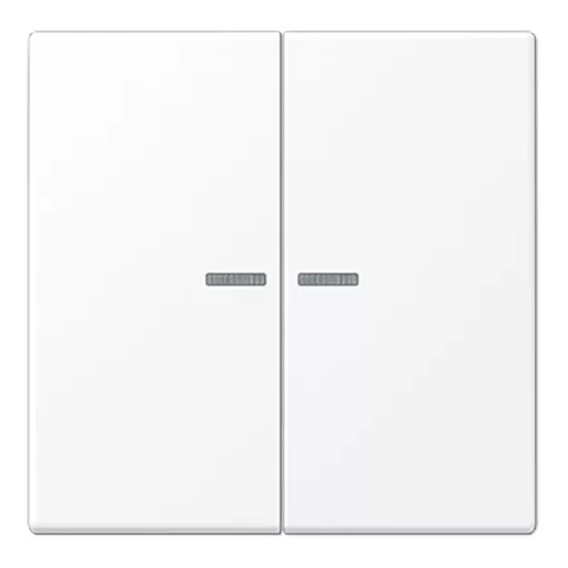 JUNG LS102KO5WWM KNX vezérlőbillentyű F10 LS sorozat | 2-es | hófehér matt