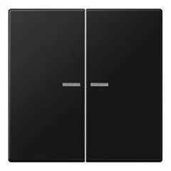   JUNG LS10921STRFSWM KNX RF tapintásérzékelő LS | 2-csatornás | grafitfekete matt