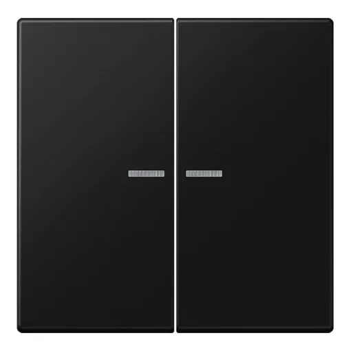 JUNG LS10921STRFSWM KNX RF tapintásérzékelő LS | 2-csatornás | grafitfekete matt