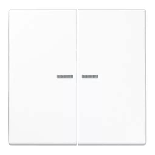 JUNG LS10921STRFWW KNX-RF tapintásérzékelő LS | 2-csatornás | alpinfehér