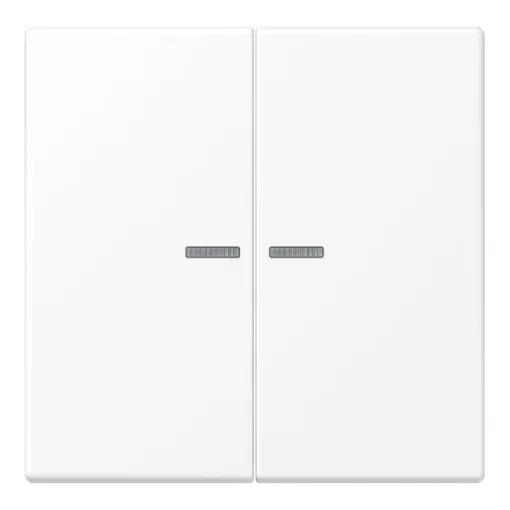 JUNG LS10921STRFWWM KNX RF tapintásérzékelő LS | 2-csatornás | hófehér matt