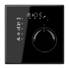   JUNG LS2178TSSW KNX folyamatos szabályozó LS | érintőkapcsoló-interfésszel | fekete
