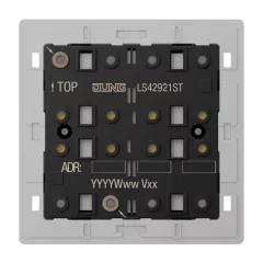   JUNG LS 4292 1ST KNX tapintásérzékelő modul F40 Serie LS | 2-csatornás, univerzális