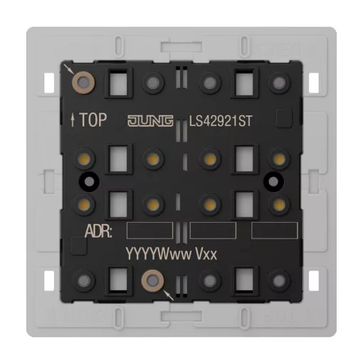 JUNG LS 4292 1ST KNX tapintásérzékelő modul F40 Serie LS | 2-csatornás, univerzális
