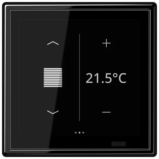 JUNG LS459D1SSW KNX szobavezérlő LS TOUCH | LS 990 | fekete