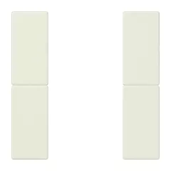   JUNG LS502TSA F50 LS sorozat tapintásérzékelő-gombsor | 2-fold | fehér