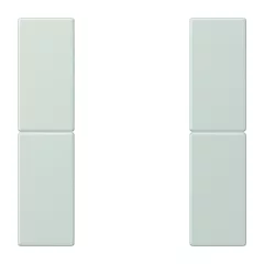   JUNG LS502TSALG Tastensatz F50 Serie LS | 2-fach | világosszürke