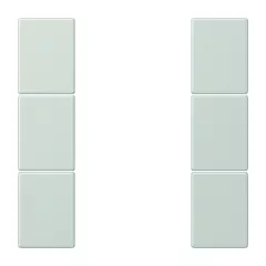   JUNG LS503TSALG F50 LS sorozat gombkészlet | 3-as | világosszürke