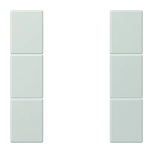 JUNG LS503TSALG F50 LS sorozat gombkészlet | 3-as | világosszürke