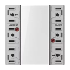   JUNG LS52931ST KNX tapintásérzékelő F50 LS sorozat | 3-csatornás, univerzális, secure