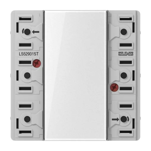 JUNG LS52931ST KNX tapintásérzékelő F50 LS sorozat | 3-csatornás, univerzális, secure
