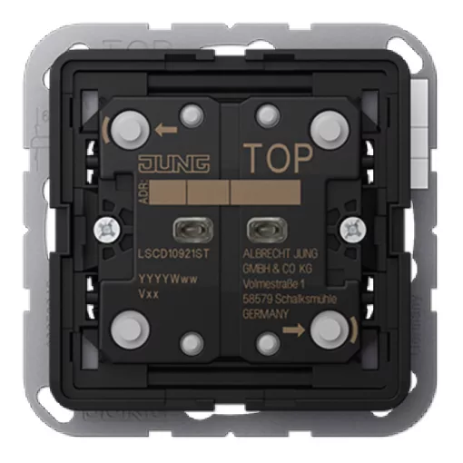 JUNG LSCD10921ST KNX tapintásérzékelő F10 LS | 2-csatornás, univerzális