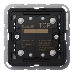   JUNG LSCD10921TE KNX tapintásérzékelő F10 LS | 2-csatornás, bővítő
