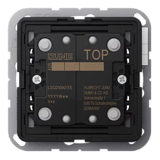 JUNG LSCD10921TE KNX tapintásérzékelő F10 LS | 2-csatornás, bővítő