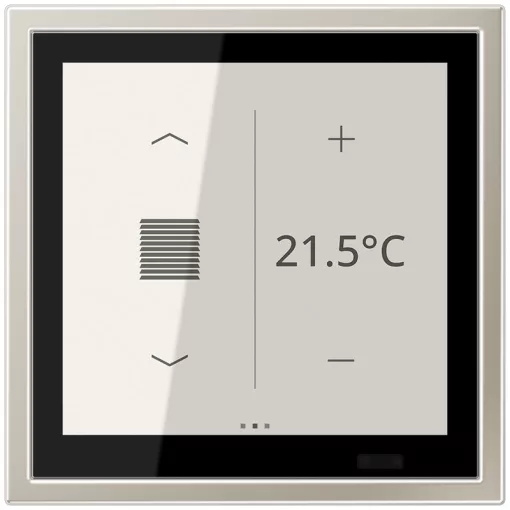 JUNG LSZES459BFD1S KNX helyiségvezérlő LS TOUCH | LS ZERO | nemesacél