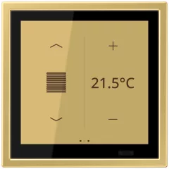   JUNG LSZME459BFD1SC KNX teremvezérlő LS TOUCH | LS ZERO | sárgaréz classic