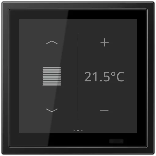 JUNG LSZ459BFD1SSWM KNX helyiségvezérlő LS TOUCH | LS ZERO | grafitfekete matt