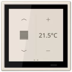 JUNG LS459D1S KNX szobavezérlő LS TOUCH | LS 990 | fehér