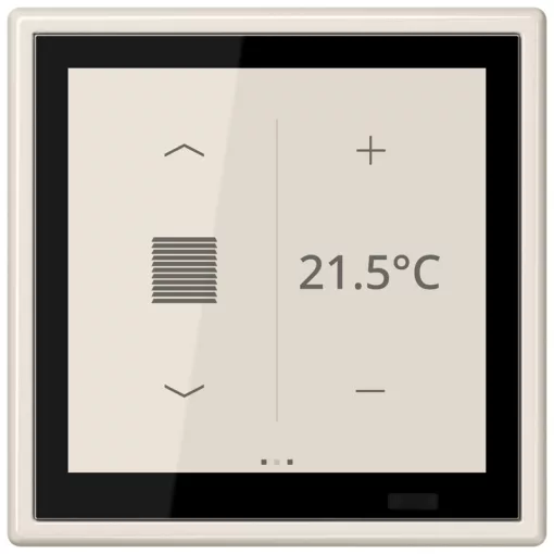 JUNG LS459D1S KNX szobavezérlő LS TOUCH | LS 990 | fehér