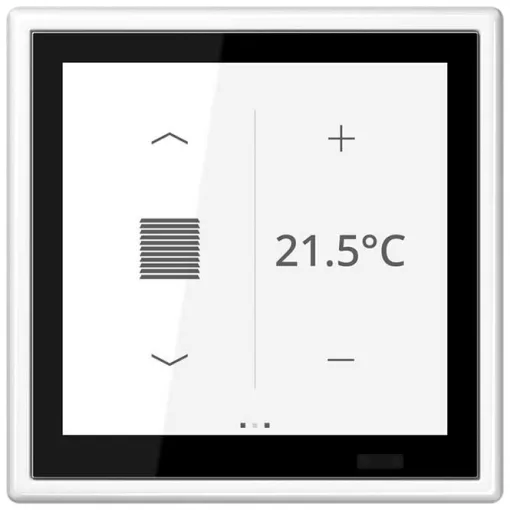 JUNG LS459D1SWW KNX Helyiségvezérlő LS TOUCH | LS 990 | alpinweiß